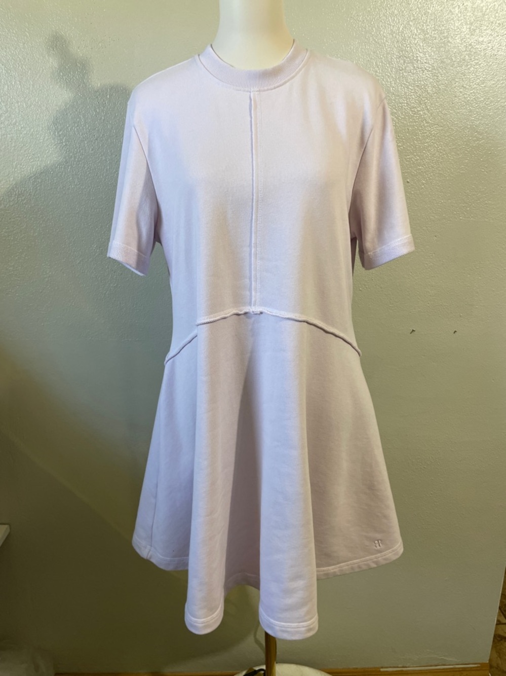 Fit Flare Athleisure Lavender Knit Dress M Performance Active Sweaty Betty